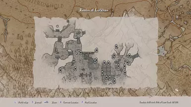 Map Menu - Light Mode
