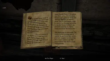 Book menu supports Skyrim Souls RE's new controls. 