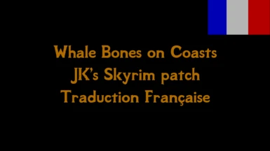 Whale Bones on Coasts - JK's Skyrim patch Trad FR