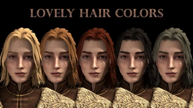 Lovely Hair Colors (for Salt and Wind)