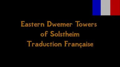 Eastern Dwemer Towers of Solstheim Trad FR