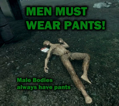 Men Must Wear Pants