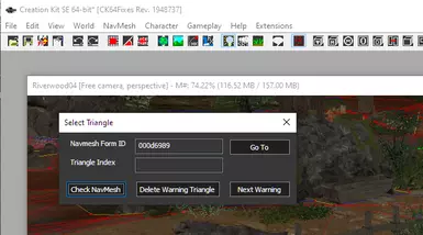 CK NavMesh CTRL+F Check for errors.