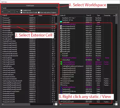 CK Open Cell in Render Window