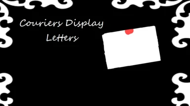 Couriers Display letters
