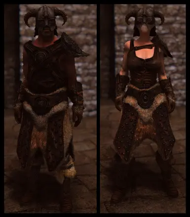 NordWarUA Vanilla Armor Replacer - Barbarian Armor