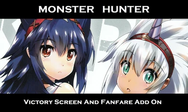 Monster Hunter Victory Screen Add On