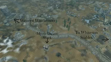 Aerial View of Stilt House Location