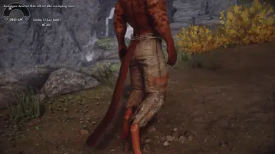 Fluffy Khajiit Tail Thin