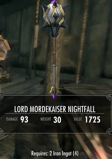 Lord Mordekaiser mace(Nightfall) at Skyrim Special Edition Nexus - Mods ...