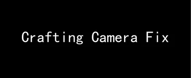 Crafting Camera Fix