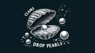 Clams Drop Pearls