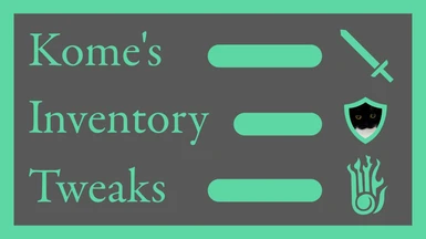 Kome's Inventory Tweaks - ru