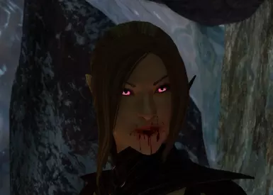 Pink Vampire Eyes - Freshly Fed