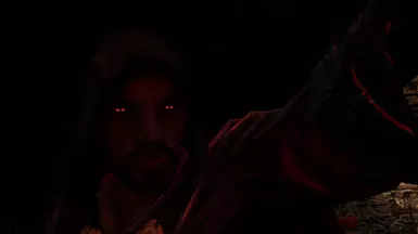 Red Vampire Eyes Glowing
