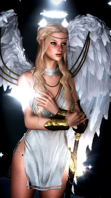 angelic but edgy