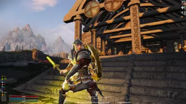 Optional Sun Saber Quarterstaff