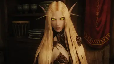 Blood elf preset racemenu (WOW)