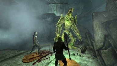 Using the Dominion Rod to smash a stupid falmer into jelly = PRICELESS
