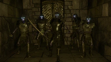 Handmade armored skeletons included in the mod ! =D