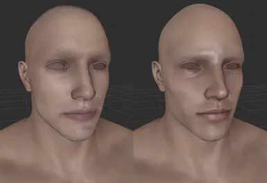 Patched original textures (left) VS new textures (right)