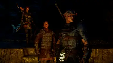 pitch black dungeon interior