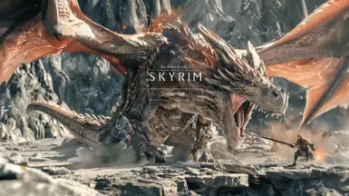 Tt's Main Menu Background Replacers - Dragons At Skyrim Special Edition 