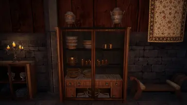 Vanilla LotD Dwemer Kitchenware Display Case