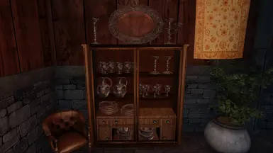 Vanilla LotD Silver Kitchenware Display Case