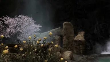 Alternate Ultra HD Enhanced Vanilla Yellow Mountain Flower