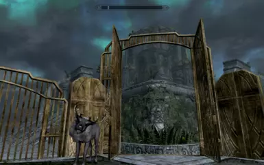 Just your friendly dwemer deadly ruin... and a deer
