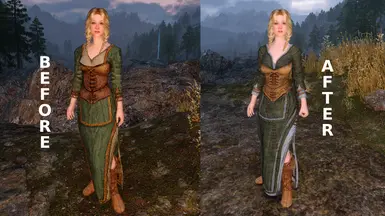 Vilja Green Dress