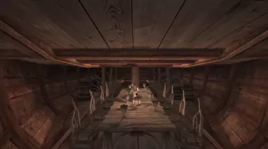 The hull cabin/crew quarters of Talhik's Ship