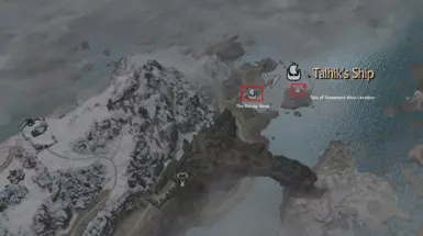 Talhik's Ship on the Map
