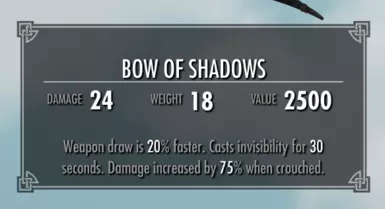 I had active archery effects so damage value is not in-line with the description