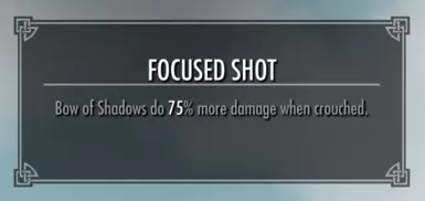 Only visible in the active effects screen while crouched with the weapon equipped.
