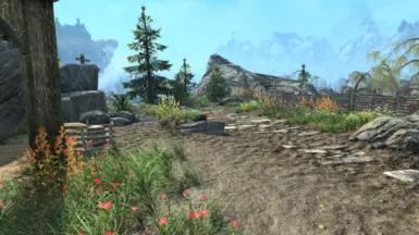 Red and yellow models at Katla's Farm