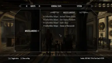 Collectibles Helper doesn't modify any base game or DLC records for compatibility purposes and adds quest markers via its own quest objectives.