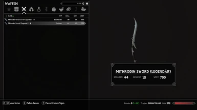 Mithrodin Sword at Skyrim Special Edition Nexus - Mods and Community