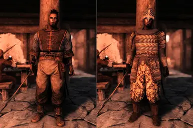 My vanilla modified outfit VS Unplayable Faction Armor