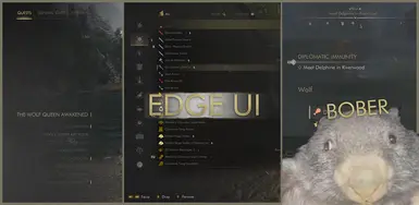 Edge UI - Modern Skyrim Interface