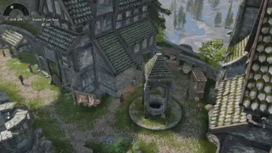 The building originally added by Redbag is now next to the windmill
