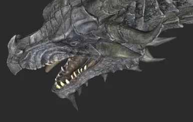 Enlarged spikes on chin and lower back jaws to get a closer resemblance..