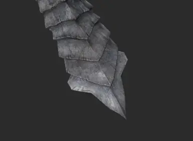 Reshaped end of the tail to reflect the original look.