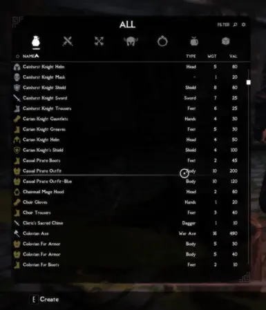optional crafting patch