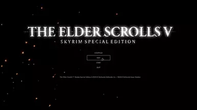 With glowing text