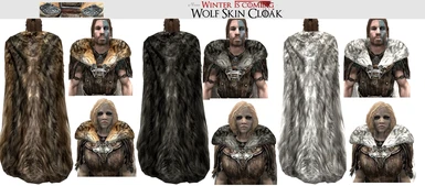 Wolf Skin Cloaks