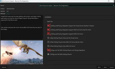 Install any version without Flying mod support :)