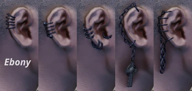 Ebony earrings