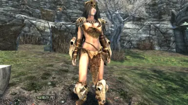 New headdress, armor, gauntlets, boots